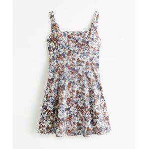 Abercrombie Stretch Cotton A-Line Mini Dress